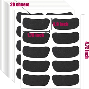 20 sheets of waterproof black PVC blackboard stickers with custom sizes for labeling