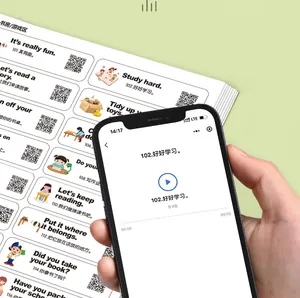 Détails des autocollants bilingues d'apprentissage de l'anglais avec fonction audio