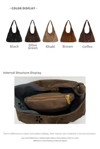 Detail of laser-cut flower patterns and internal zip pocket on high-capacity tote bag