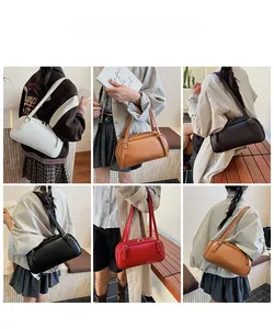 Collage de sacs sous les aisselles rectangulaires en cinq couleurs avec bandoulière réglable