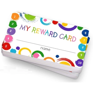 Coated Paper Behavior Reward Cards For Classroom Teachers Students Incentive My Reward Card For Good Behavior School Motivation