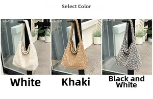 Plush tote bag variants in white, khaki, and black-white faux fur textures