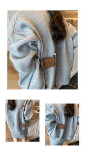 Close-up and lifestyle view of a brown suede mini crossbody bag with bead accents