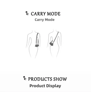 Dual carry modes showing the black mini square bag as a shoulder and crossbody bag