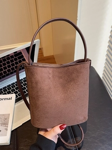 Sac Seau Vintage en Cuir PU à Imprimé Léopard pour Femmes Texture Daim Givré Sac à Main Bandoulière Quotidien