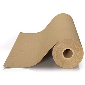 Brown kraft paper roll 45cm wide for gift wrapping, arts, and industrial packaging