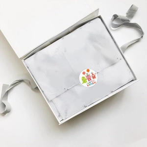 Pegatinas redondas de feliz cumpleaños con monstruos para decorar cajas de regalo