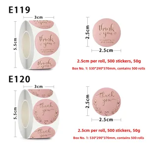 Spécifications de taille pour autocollants dorés de 2,5 cm avec motifs cœur et fleurs