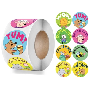 Cartoon Tier Belohnung Aufkleber Für Kinder Lob Motivation Etiketten Für Schule Lehrer Klassenzimmer Schreibwaren Deko