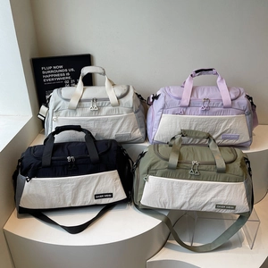 Large Capacity Travel Duffel Bag Waterproof Nylon Sports Gym Bag For Women Men Yoga Swimming Overnight Weekend Tote Bag