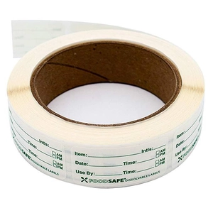 Dissolvable Food Labels Water Soluble Date Recording Labels For Kitchen Canning Freezer Container Storage Organization