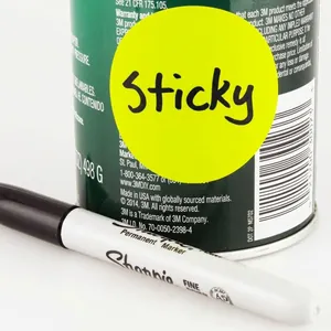 Adesivo spray industriale 3M e pennarelli permanenti neri Sharpie fini