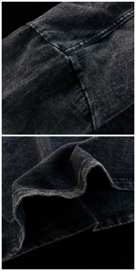 Detailed macro view of heavy washed cotton fabric with vintage stitching and texture