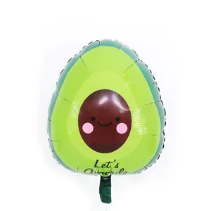 Simpatico palloncino in alluminio a forma di avocado con scritta Let's Avocado