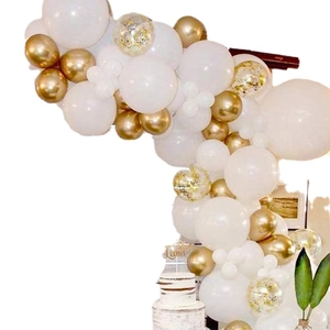 108pcs white and gold balloon arch kit for wedding and birthday party decorations