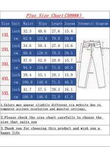 Detailed size chart for women's plus size wide leg cropped jeans with measurements