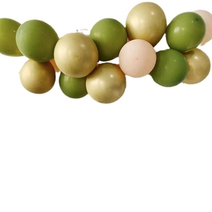 60pcs olive green and gold latex balloon arch kit for wedding and birthday party decor