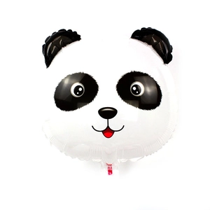 Cute Cartoon Panda Head Aluminum Foil Balloon Animal Shape Balloon For Birthday Party Decoration Event Supplies