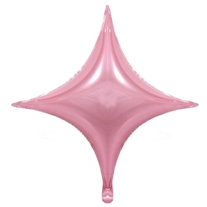 Ballon en aluminium rose de 10 pouces en forme d'étoile pour décoration de fête