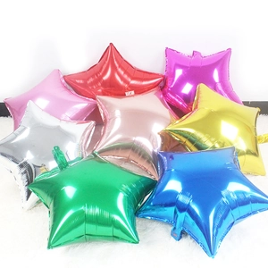 Large Star Foil Balloon Metallic Five Pointed Star Aluminum Film Balloon For Birthday Wedding Party Decoration Accessory