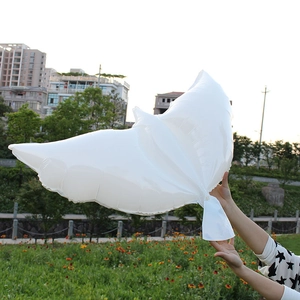 White dove shaped aluminum foil balloon for outdoor wedding ceremony party decoration