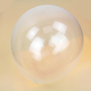 Ballon BoBo transparent gonflable avec confettis or rose pour décoration de mariage