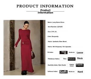 Détail du tissu en polyester bordeaux très élastique et de sa coupe ajustée