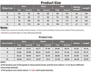 Size chart for mesh jacquard dress showing measurements in centimeters and inches