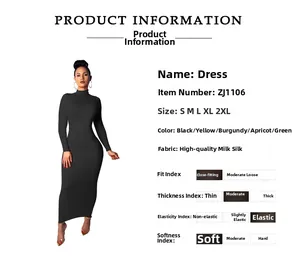 Detail view of bodycon maxi dress in milk silk fabric with high elasticity and soft texture