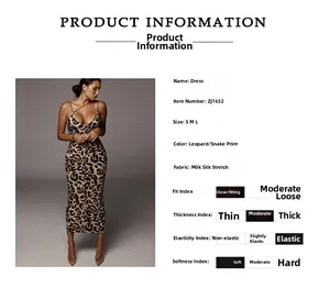 Detailaufnahme des Leoparden-Maxikleides mit dünnen Trägern und Kreuzdesign an der Brust