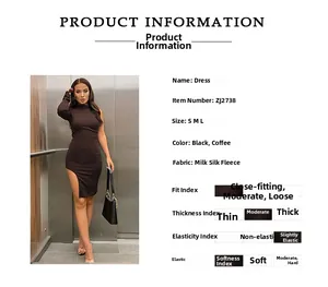 Detail of coffee brown one-shoulder dress showing milk silk fabric texture and side slit