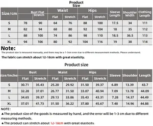 Detailed size chart for slim fit short sleeve dress with measurements in cm and inches