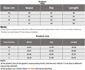 Detailed size chart for leopard print skirt in centimeters and inches for precise fit