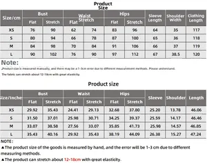 Detailed size chart for evening dress in cm and inches for XS, S, M, and L sizes