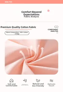 Détail du tissu 100% coton pour t-shirt d'été fille, texture douce de 150g respirante