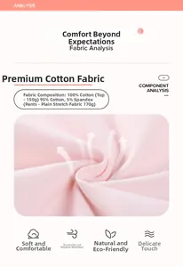 Detail of pink cotton knit fabric showing breathable texture and 100% cotton composition