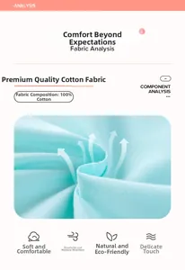 Detail of 100% cotton fabric showing soft breathable texture for girls summer dress