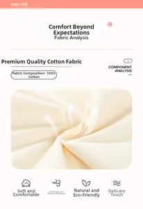 Detail of 100% pure cotton fabric showing soft texture and breathable knit for kids t-shirt