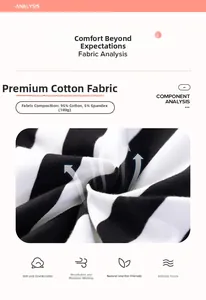 Detail of soft breathable striped fabric made of 95% cotton and 5% spandex blend