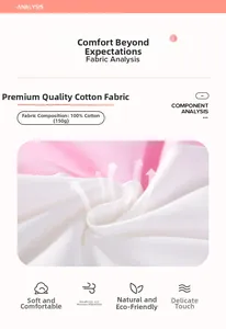 Detail of pink and white striped 100% cotton knit fabric for breathable girls' dress