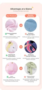 Détails de broderie licorne et tulle rose avec étoiles dorées pour robe de fille