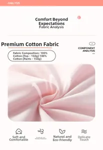 Detailed fabric analysis showing 100% soft cotton material for toddler girl summer outfit