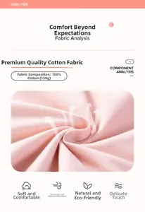 Texture détaillée du tissu 100% coton rose montrant sa douceur et sa respirabilité