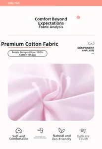 Gros plan détaillé du tissu en maille de coton rose avec spécifications de poids 150g