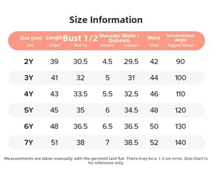 Size information chart for boys starry sky pattern cotton summer short sleeve clothing set