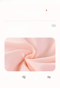 Detail aus hellrosa 100% Baumwollstoff mit 150g Gewicht für Sommermädchenkleider