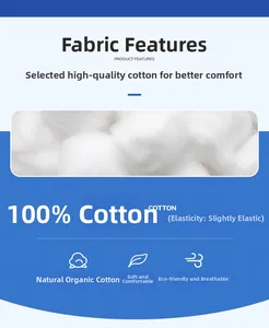 Détail du tissu 100% coton biologique, doux et respirant pour robes d'enfants