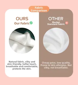 Detail showing high-quality thick fleece lining versus standard thin fabric for girls' set