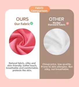 Detail of pink cotton fabric texture showing soft, breathable, and natural fibers