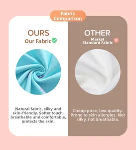 Dettaglio a confronto tra maglia di cotone a fiori traspirante e tessuto a trama semplice